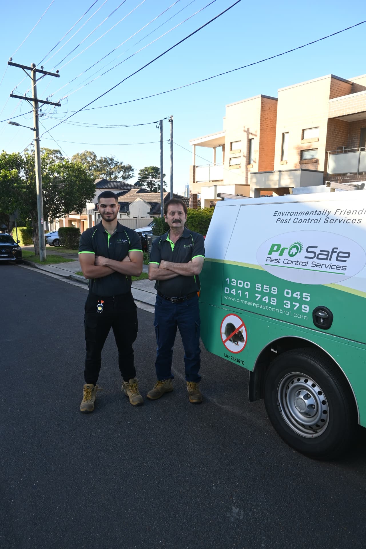ProSafe team and service vehicle